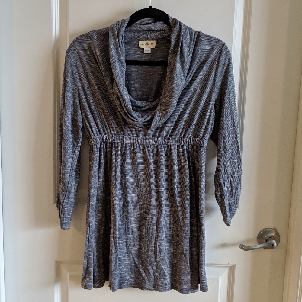 Anthropologie Puella Cowl-neck shirt